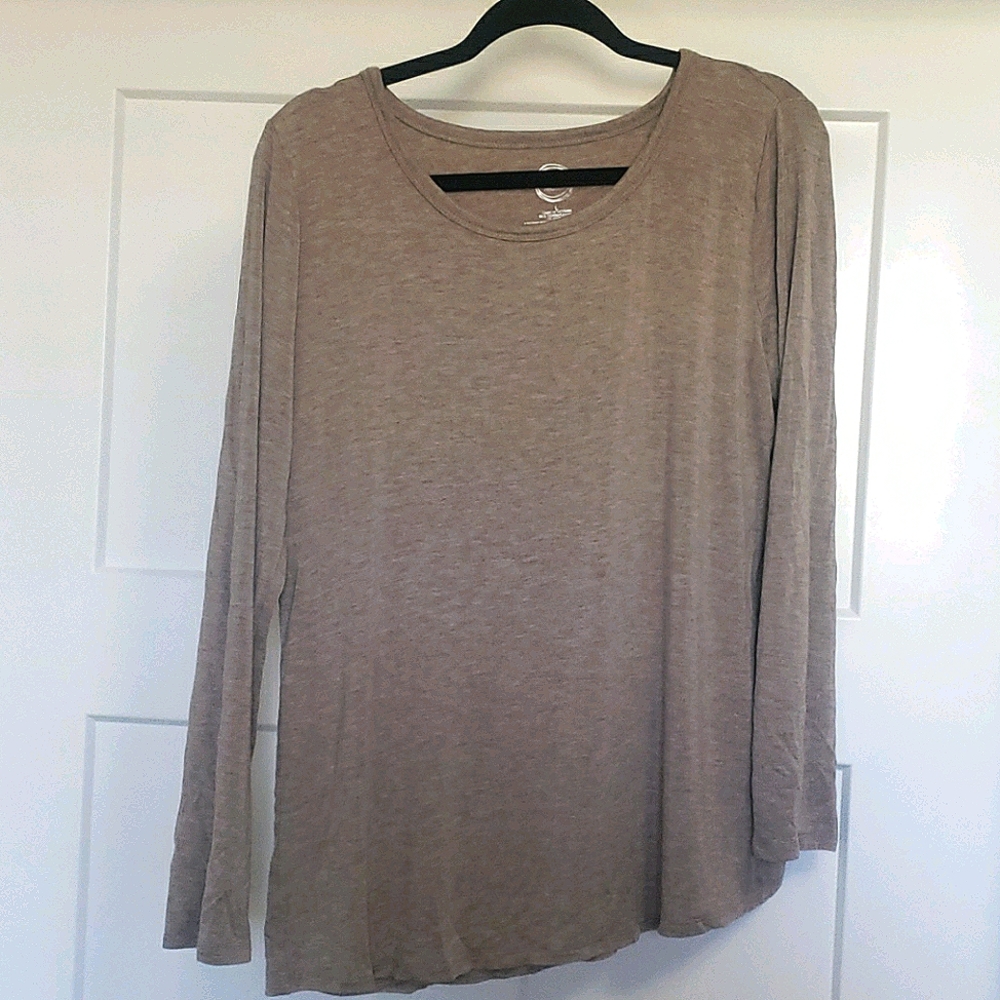 Light brown/tan long sleeve shirt